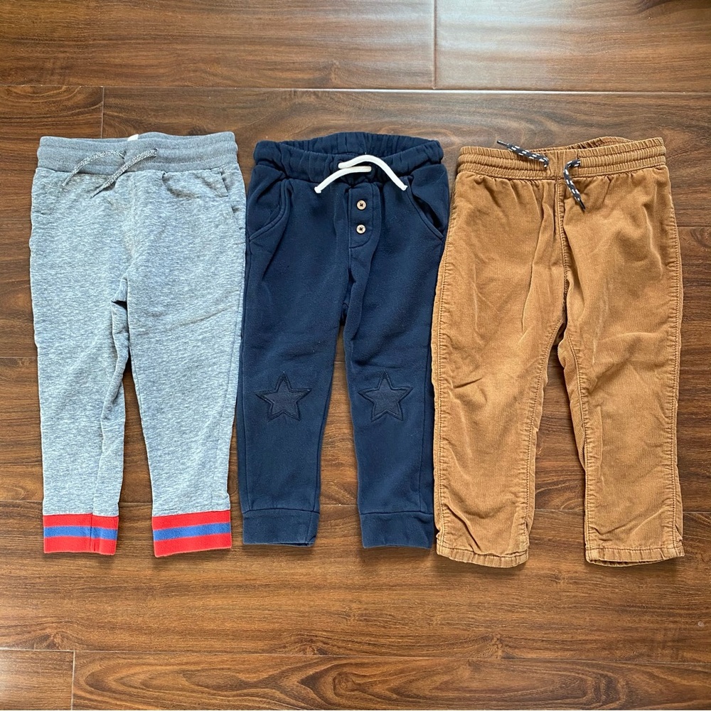 Toddler Boy Pants Bundle – 3 Pieces, Size 2T